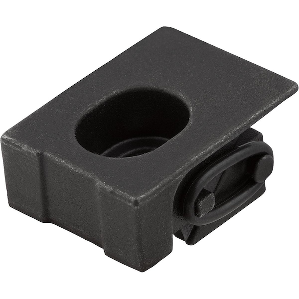Flat Clamp Fixed 15X7, D1=4, L1=9, Form:B Wide, Steel